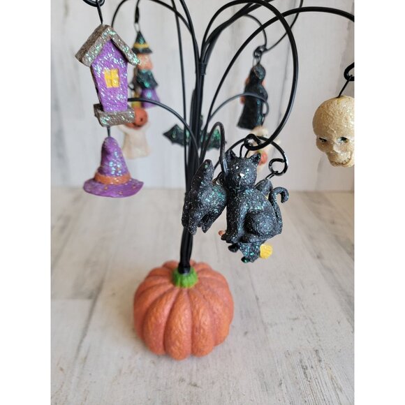 Halloween miniature ornament pumpkin tree Halloween witch ghost - Picture 7 of 9